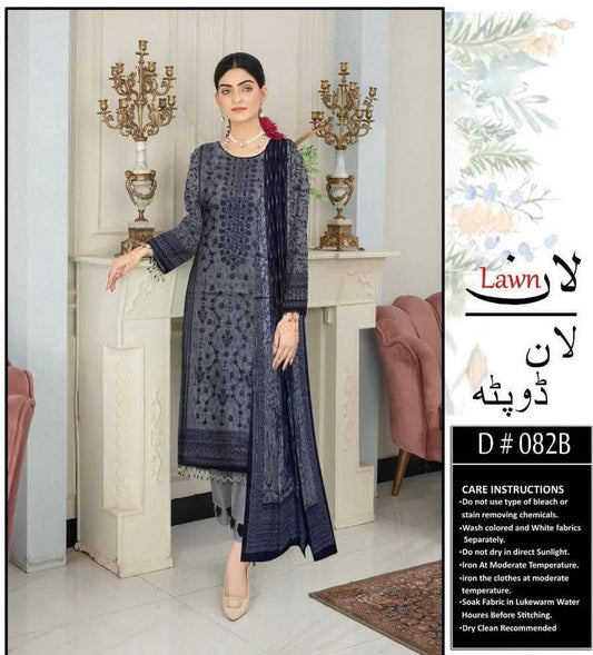 Hajra Emaan 3-Piece Lawn Suit